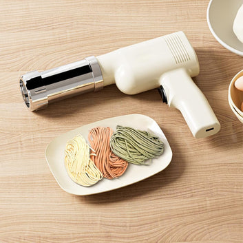 Appareil à nouilles et à pâtes électrique portable sans fil avec 5 moules et chargeur USB Gadget de cuisine
